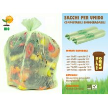 TTYAC Sacchetti per la Spazzatura biodegradabili Piccoli Sacchetti compostabili per la Spazzatura Sacchetti per la Cucina Verde. Sacchetti per la Spazzatura 