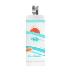 buste portaposate di carta fantasia mare